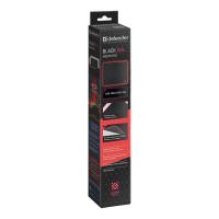 Коврик игровой для мыши, DEFENDER Black XXL, ткань+резина, 400x355x3 мм (1/30)