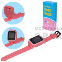 Смарт часы Y12A (GPS,поддержка сим-карты,камера), розовые