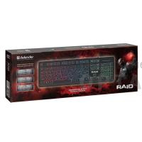Клавиатура игровая, DEFENDER Raid GK-778DL RU, Rainbow,104 кнопки (1/20)