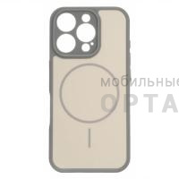 Чехол Matte MagSafe с защитой камеры в техпаке, iPhone 17 Pro, Silver