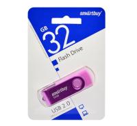 Флешка USB 32Gb SmartBuy Twist, USB 2.0, розовый