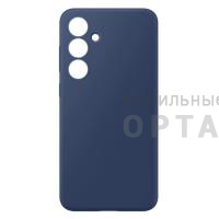 Чехол силикон COVER, бархатная подкладка в упаковке, Redmi 15c, синий