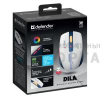 Беспроводная игровая мышь DEFENDER Dila MM-282 бел+син,LED,6D,2.4,1800dpi (1/100) Беспроводная игровая мышь DEFENDER Dila MM-282 бел+син,LED,6D,2.4,1800dpi (1/100)
