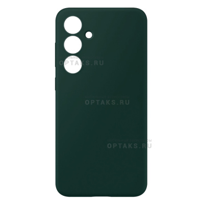 Чехол силикон COVER, бархатная подкладка в упаковке, Samsung A17/A26, зеленый