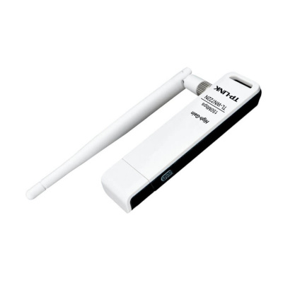 Адаптер USB TP-Link TL-WN722N N150 Wi-Fi, беспроводной, стандарты 802.11n/g/b, до 150 Мбит/с  (1/60)