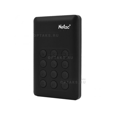 Внешний HDD  Netac  2 TB K390 чёрный, 2.5", USB 3.0