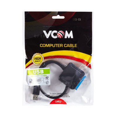 Кабель-адаптер USB3.0 ---SATA III 2.5/3,5"+SSD, VCOM <CU816>(1/125)