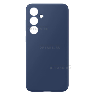 Чехол силикон COVER, бархатная подкладка в упаковке, Honor X7D, синий