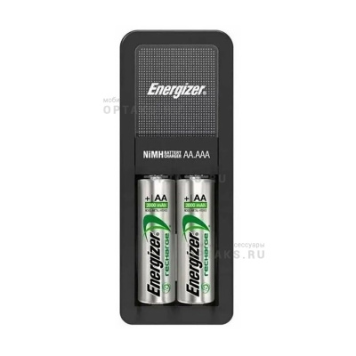 Зарядное устройство ENERGIZER Mini Charger incl. 2xAA 2000mAh  (1/4)
