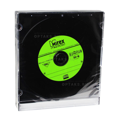 Диск MIREX CD-R MAESTRO 700 Мб 52x  Slim case 5 pack (Vinyl) (200)