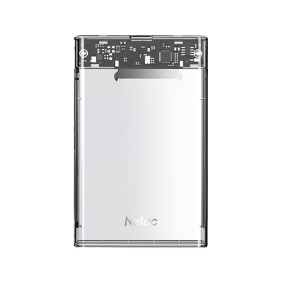 Внешний корпус Netac WH11 для HDD/SSD, 2.5", , пластик прозрачный (USB 3.0 / Type A /Type B)